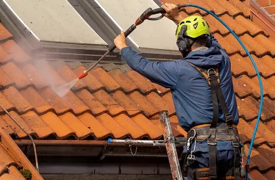 Démoussage et hydrofuge de toiture à Crantenoy